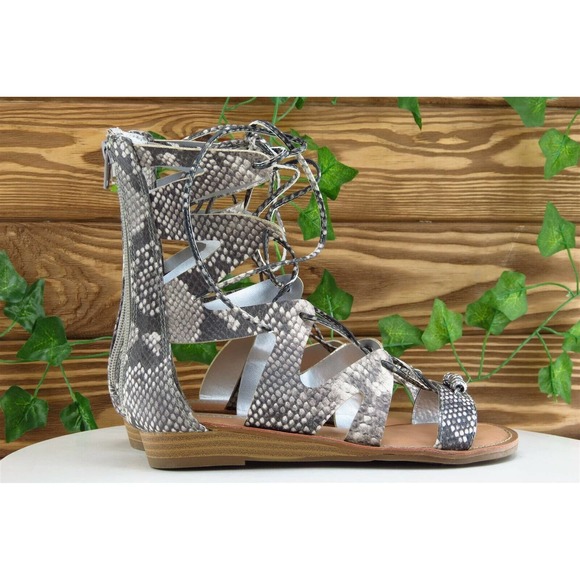 Carlos Santana Sz‎ 5.5 M Brown Gladiator Synthetic Women Sandals Toya - Picture 4 of 7